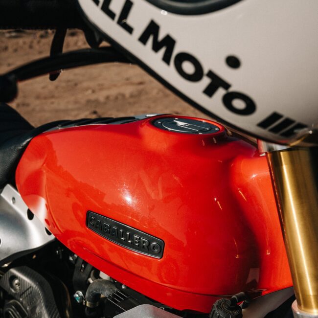 Moto Caballero pour Road Trips Moto organisé par Adventure Scrambler, au Maroc.